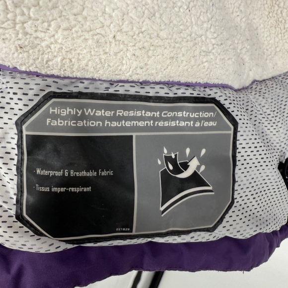 Columbia Women MED Fleece Lined FullZip Insulated Winter Jacket Water Resist bin - Picture 4 of 12